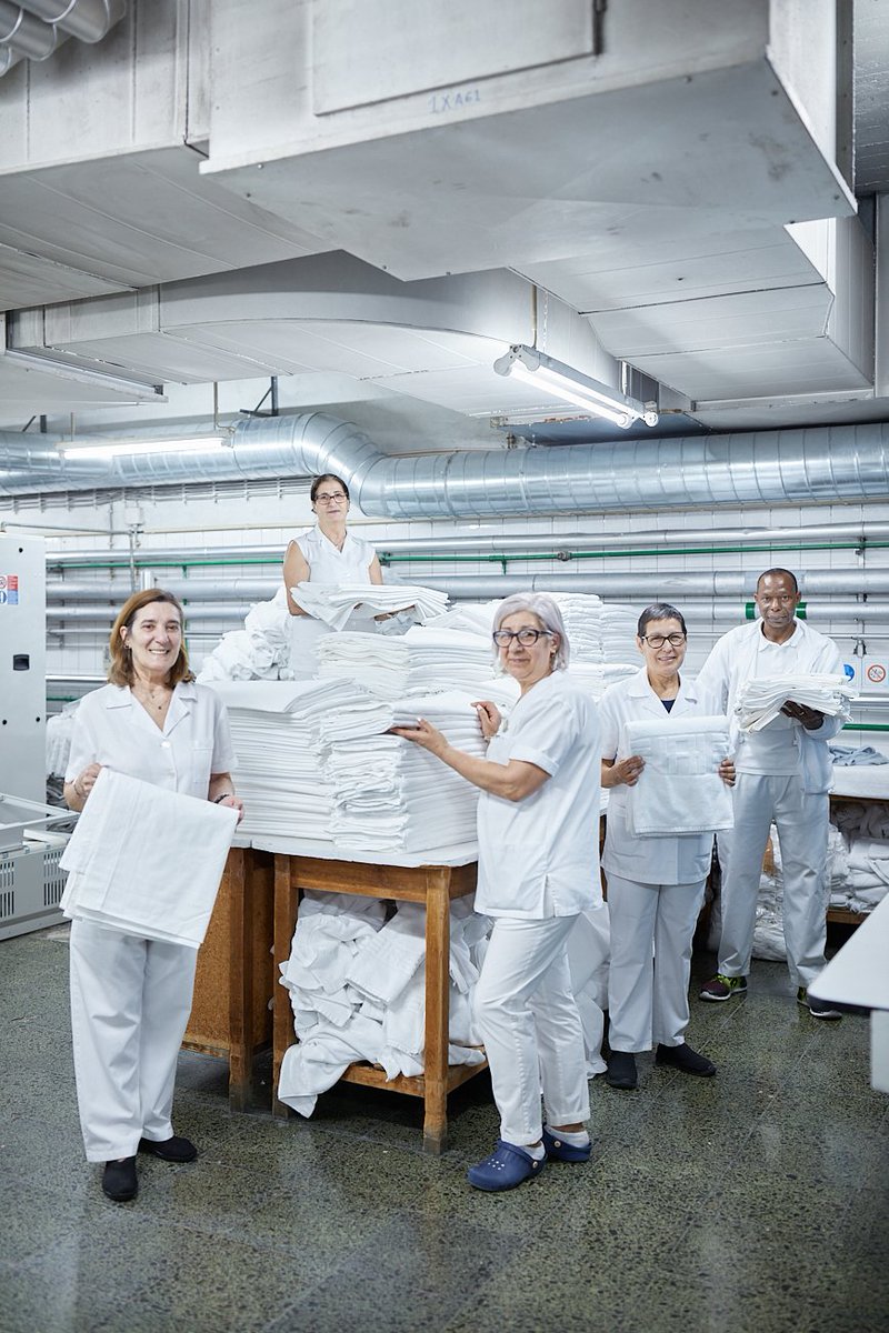 AltisHotels's tweet photo. A dedicated team that works tirelessly to ensure every detail is flawless! 🤩
⠀⠀⠀⠀⠀⠀⠀⠀⠀⠀
Meet the faces behind the freshness and comfort you find in every sheet and towel.
⠀⠀⠀⠀⠀⠀⠀⠀⠀⠀
This is our laundry team 💪
 
#altishotels #altisgrandhotel #portugal #lisbon https://t.co/IWXjrqvaCI