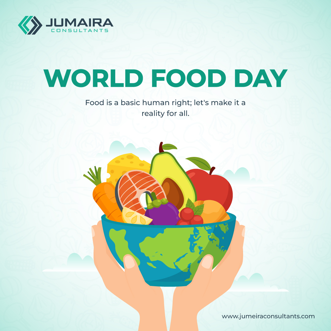 Encourage others to make conscious food choices for a healthier and more sustainable food system.

This World Food Day, let's celebrate the power of food to nourish, connect, and bring joy. Join us in raising awareness and taking action towards a hunger-free world. 🌍🍽️