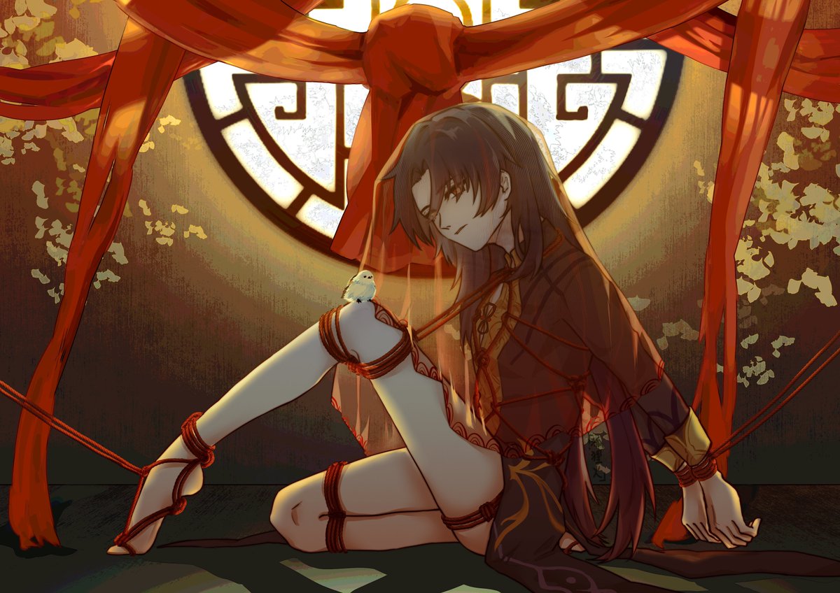 revontulet_fox's tweet photo. 幽囚狱大婚
将军未至，团雀先至。
#景刃 #honkaistarrail #崩壊スターレイル #刃 #Blade #JingRen https://t.co/9OFs469knS
