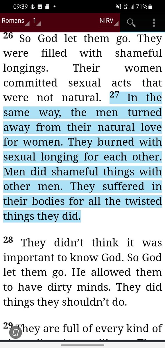 You don't know what these vile men, and #LGBTQ suffer in their bodies. All manner of sicknesses and diseases... You don't know it trust me