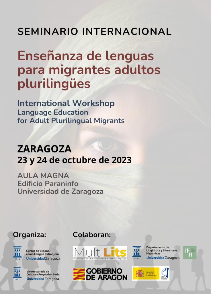 Todavía tienes tiempo de inscribirte en el “Seminario Internacional Enseñanza de lenguas para migrantes adultos plurilingües”, en formato presencial y en línea. Inscripciones: cursosdeespanol.unizar.es/seminari-inter… @ReALL_es @coideso @UCC_UHU