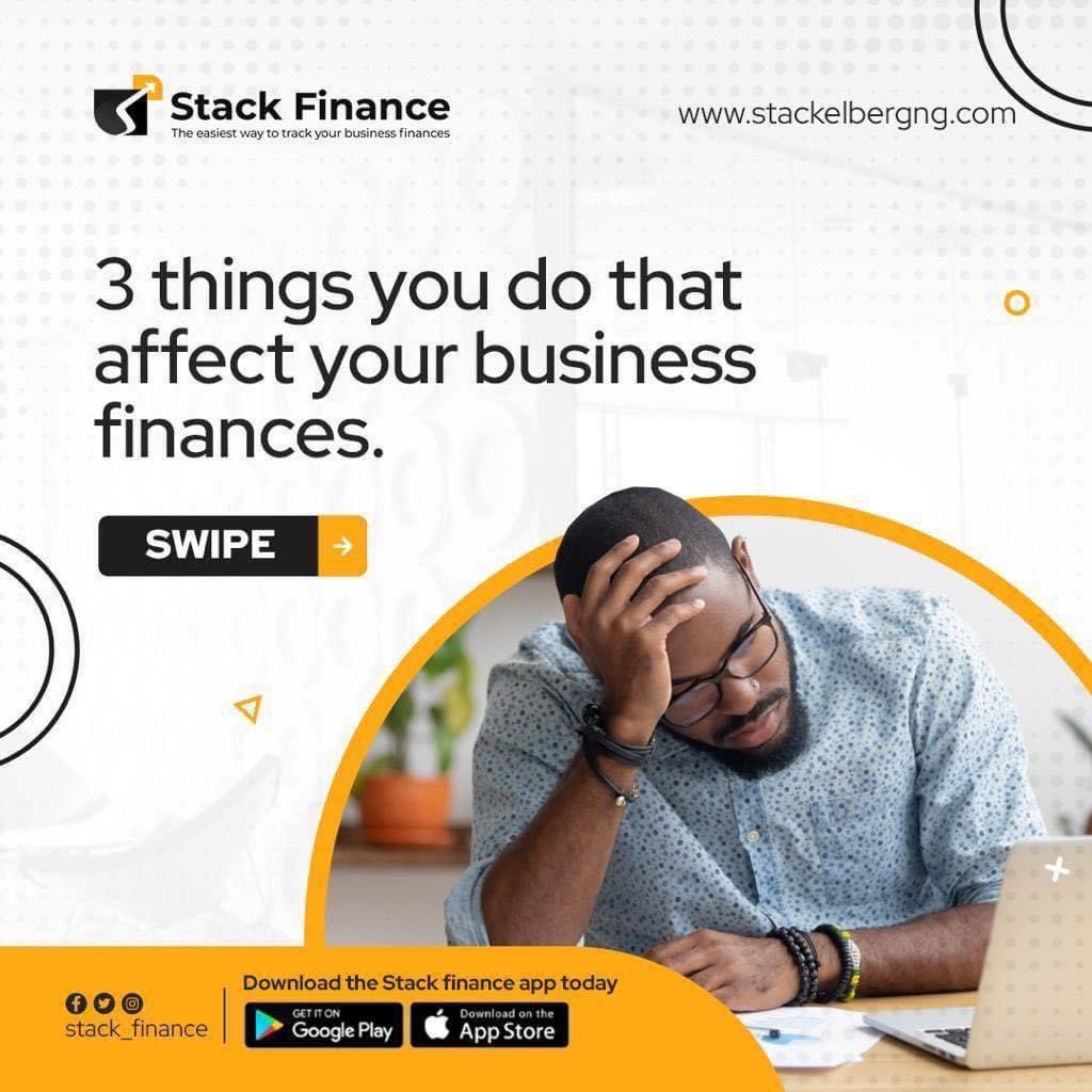 Stackfinanceapp's tweet image. Wondering why you work so hard, yet your business finances are not improving? Here are some below 👇 

For more tips and advises follow, like and share.Also don’t forget to download the Stack Financial Management App today!!

#stackfinance #stackelbergng #finance #GazaCity