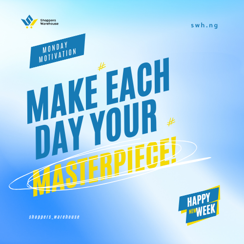 shoppers_swh's tweet photo. Make each day your masterpiece with a little help from Shopper Warehouse!
From groceries to functional gadgets, we have everything you need to make each day extraordinary.

Shop now and turn your ordinary moments into masterpieces!

#HappyNewWeek #NSPPD #MondayMotivaton #shopnow https://t.co/3tcdydUjDL