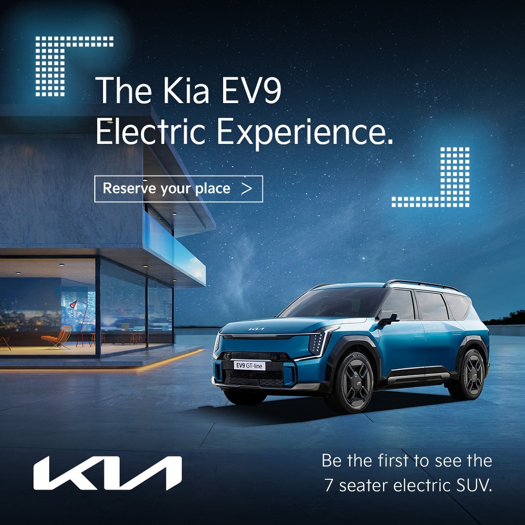 Here is your quick reminder of the Kia EV9 Electric Experience on Saturday 28th of October.

There are 2 sessions, 4pm and 6pm. 

Book your free place today:https: kiaelectricexperience.co.uk/?key=ceba5ecc-…

#HoldenKia #EV9 #Launch #Event #Electric #NewCar