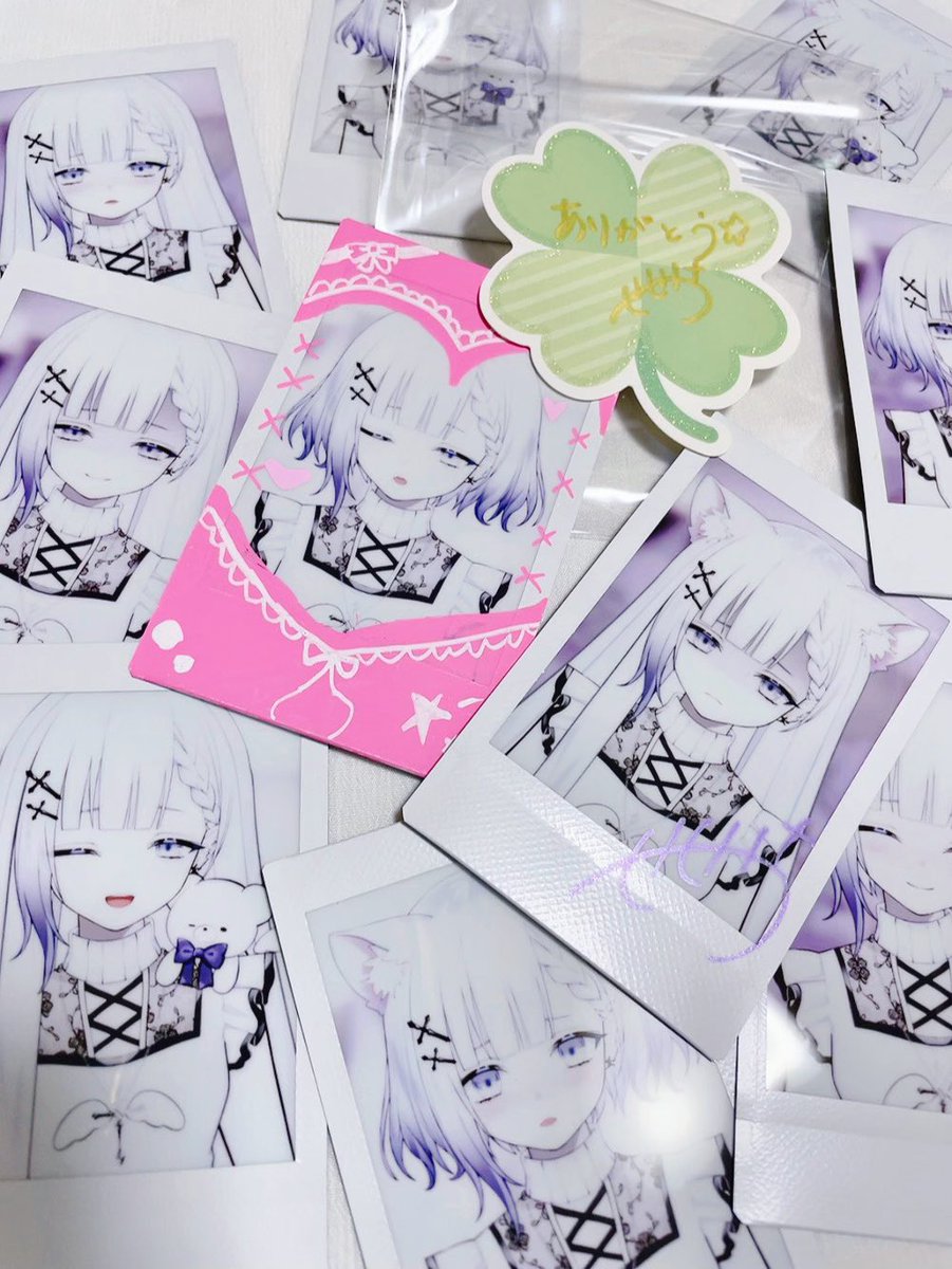チェキ届いてた✝️🤍 盛れている!  #聖々良しきの