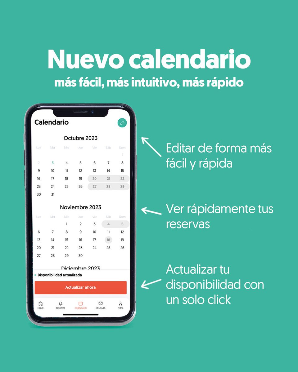 gudog_es's tweet photo. 📅 Para nuestros cuidadores y cuidadoras: hemos renovado nuestra función de calendario haciéndola más intuitiva y fácil de usar. Ahora puedes gestionar y actualizar tu disponibilidad con mayor facilidad. Ya puedes entrar en la app de Gudog para probarlo, ¡te va a encantar! https://t.co/SmgJVZtgDv