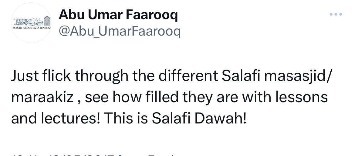 The Salafi Dawah is free from lies, fables and delusional storytelling, diverting the innocent away from knowledge of Tawheed and Sunnah. 

Yes …flick through the salafi masaajid …….. books on tawheed, fiqh , manhaj , tafseer  being taught and revised. 

اللهم بارك