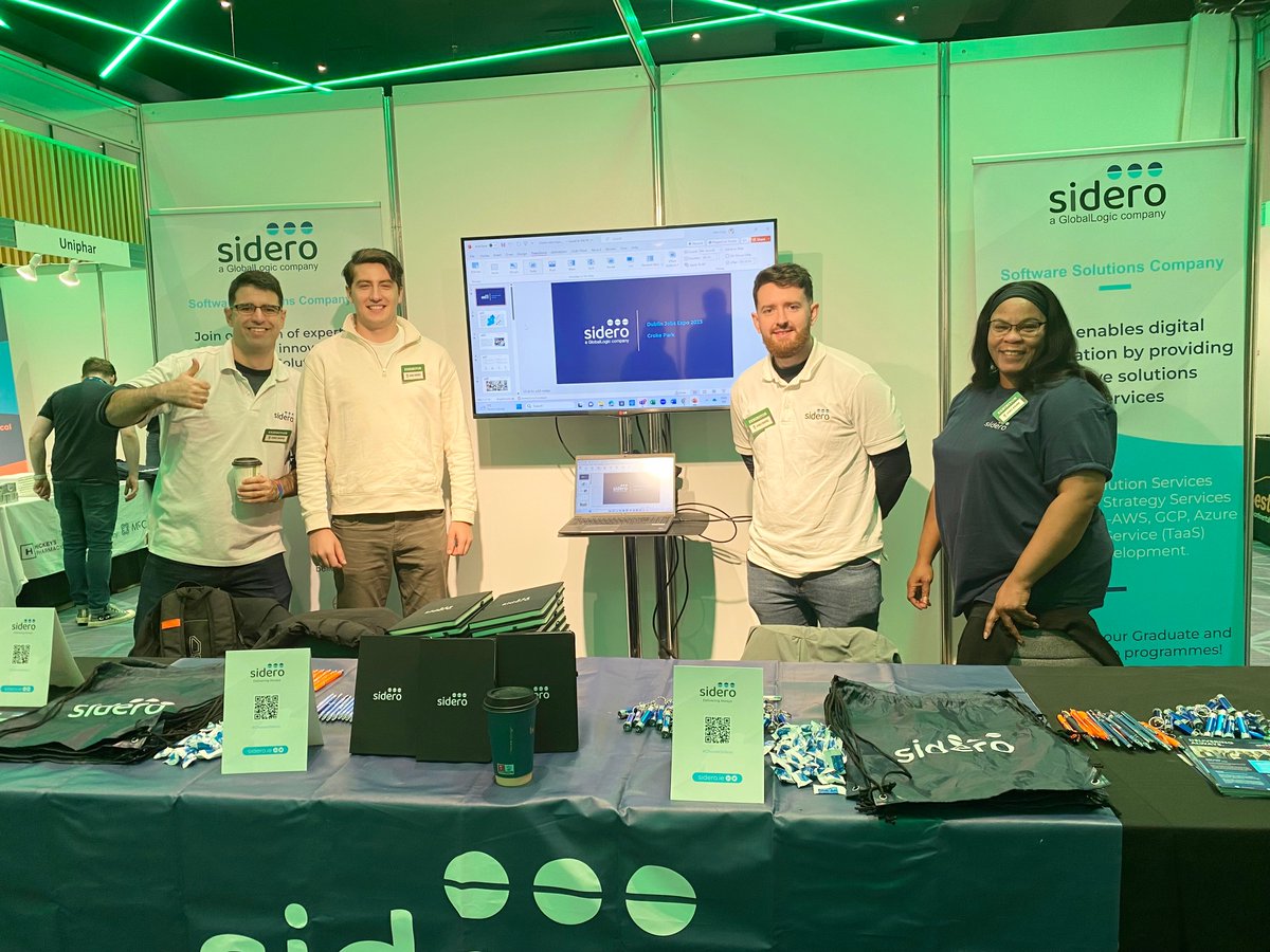 Our TA Team attended the @JobsExpoIreland event in Croke Park on Saturday! It was great to get out and about and meet the 6,000 attendee's. For future opportunities in @sidero_info 👉🏽hubs.li/Q025BlF70 #ChooseSidero #JobsFair #Roadtrip