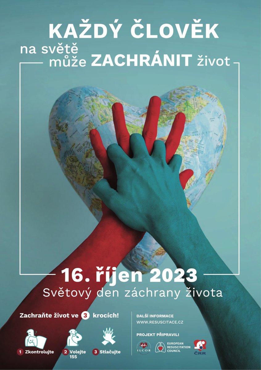 DavidMachlek1's tweet photo. I ty můžeš být opravdový hrdina a zachránit někomu život!💪🫶
16. říjen je světovým dnem záchrany života. A pokud si nejsi jistý, rádi Ti poradíme prostřednictvím linky #155_ZZS nebo #aplikacezáchranka https://t.co/vbiA4yUGHI