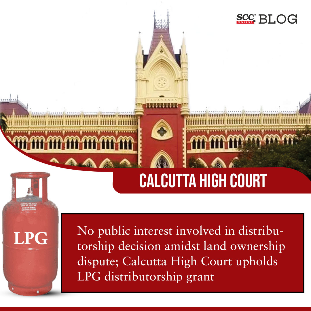 scconline_'s tweet image. No public interest involved in distributorship decision amidst land ownership dispute; Calcutta High Court upholds LPG distributorship grant
scconline.com/blog/post/2023…

#CalcuttaHighCourt #commercialconsiderations #commercialtransaction #LPGdistributorship #publicinterest #scconline