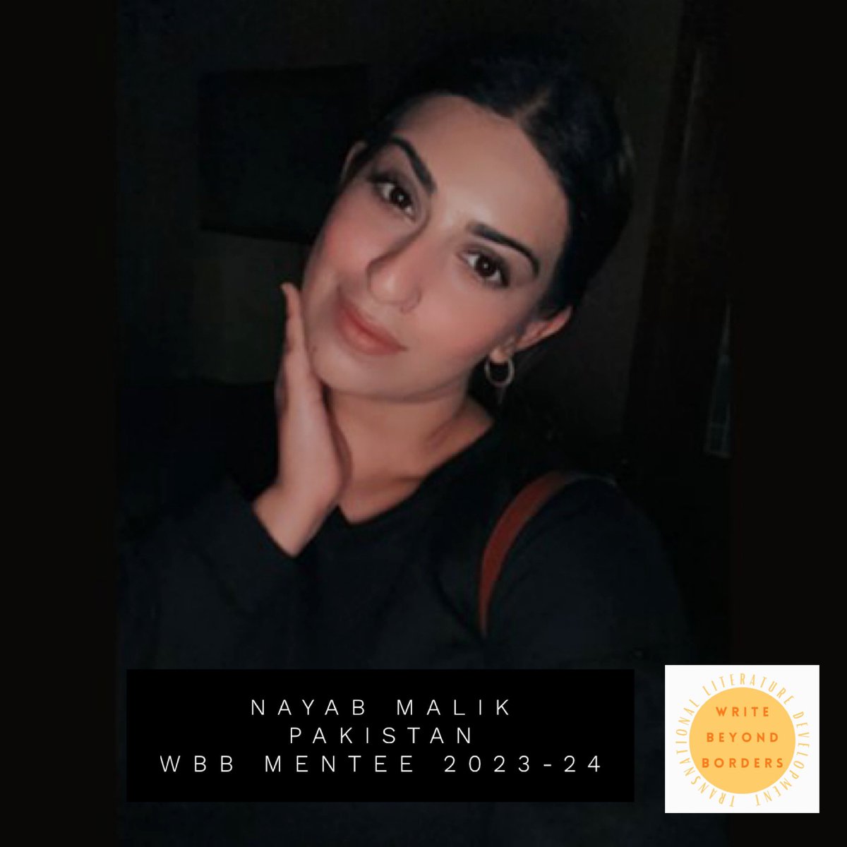 WriteBBorders's tweet photo. Spotlight on #writebeyondborders mentees:
Nayab Malik is a fiction writer and digital storyteller based in Lahore, Pakistan. She graduated from Northwestern University with a BSc in Journalism and two Liberal Arts Awards to boot. ๐งต https://t.co/46Yv80On7w