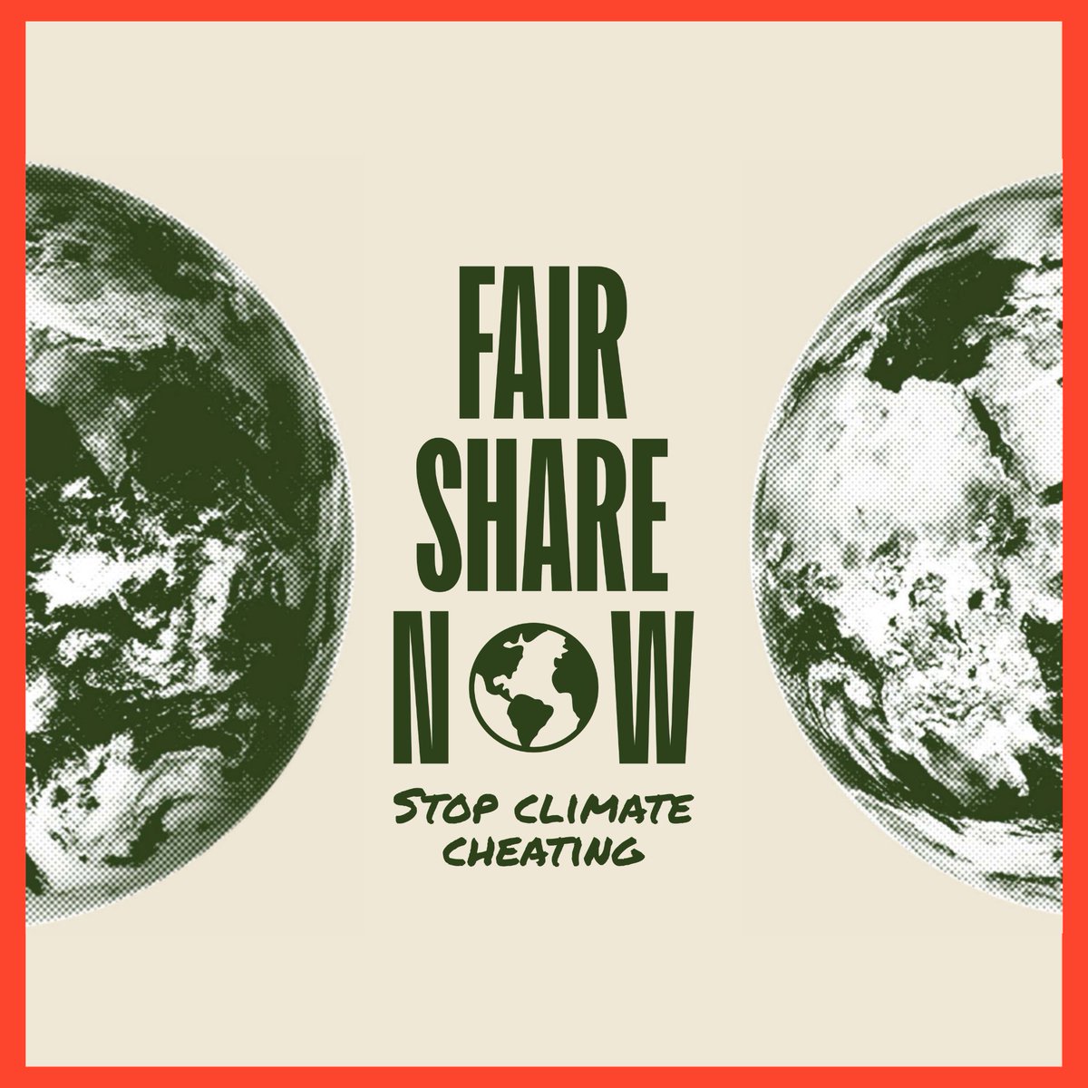 TheCVF's tweet photo. The #FairShareNow campaign is calling for full recognition of the inequity of climate targets, and for this to be recognised and rectified through stronger emission targets from rich and major polluting nations. ​
Find out more at➡️https://t.co/IfFgq0YsJb https://t.co/jum8DSMvj7