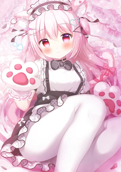 ピンク猫ちゃん 