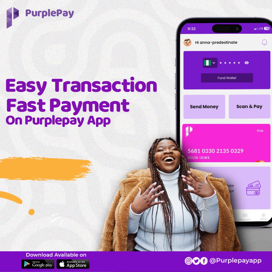 Purplepay_app's tweet image. Do you want to experience easy transactions with easy payment? Then Purplepay App is your go to! 

Download Purplepay to get started 💜

#purplepayapp #purplepay #fastpayment #fastpayments #easypayment