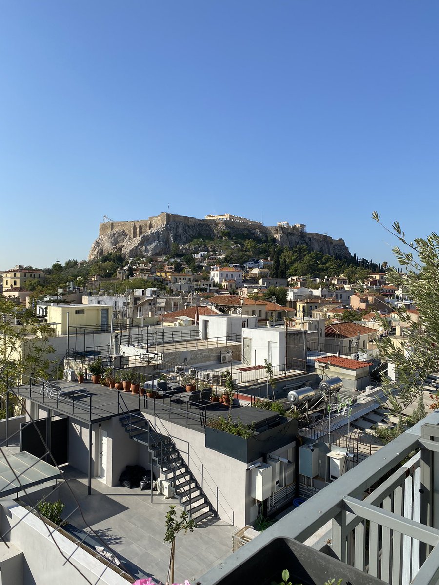 EYHK1's tweet photo. Στην καλύτερη θέα του κόσμου #acropolis #athensview #windowwithaview #myathens https://t.co/92JiTfcO1b