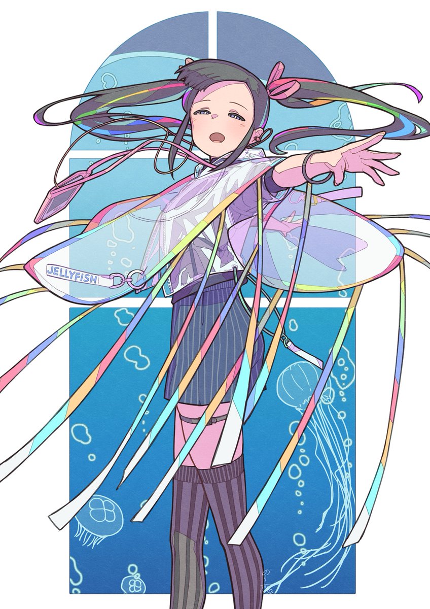 「クラゲのダンス」|のり恋🐰イラスト本電子書籍販売中のイラスト
