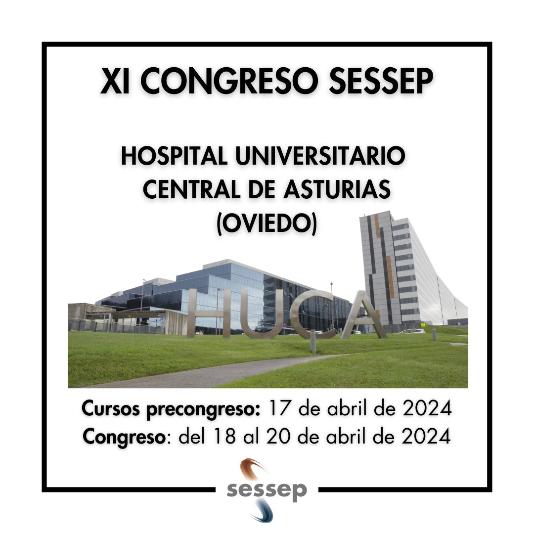 ‼️Fechas para el XI Congreso de la #sessep ‼️

#SaveTheDate #sessep24