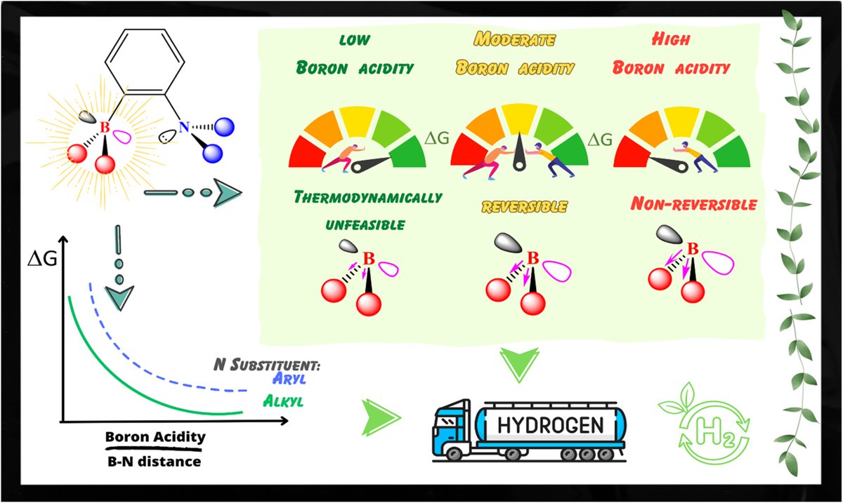 NEW from <a href="/cebarrales/">César Barrales-Martínez</a> <a href="/RocioDurn10/">Rocío Durán</a> &amp; Pablo Jaque 🌟

New insights into H2 activation by intramolecular frustrated Lewis pairs based on aminoboranes: the local electrophilicity index of boron as a suitable indicator to tune the reversibility of the process: doi.org/10.1039/D3SC03…