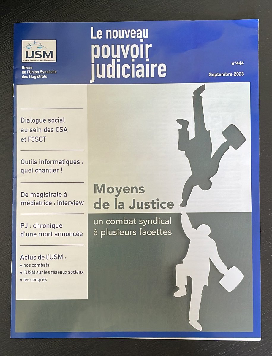 Le dernier NPJ publié par <a href="/USM_magistrats/">Union syndicale des magistrats USM</a> est arrivé !