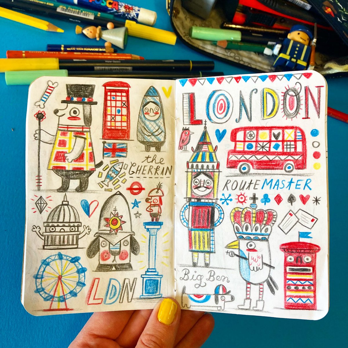 London sketchbook.