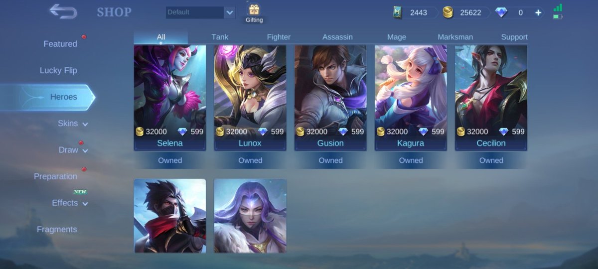 luoxyi's tweet photo. hero dan skin receh https://t.co/QmqH9avdkt