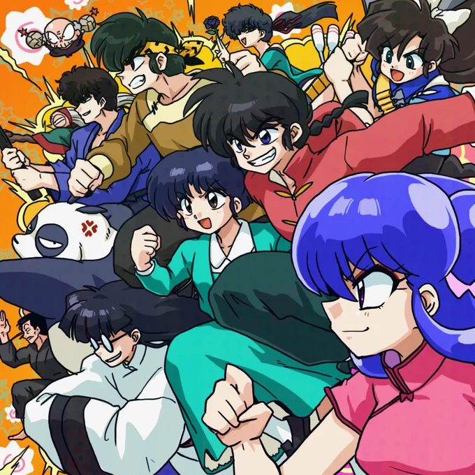 #とにかくワチャーッと集合してる絵を晒す見た人もやる 
