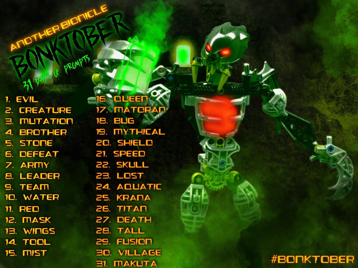 Miraider1's tweet photo. Bonktober Day 1 - Evil
Teridax, the Embodiment of Evil
#lego #bionicle #bonktober #october #stud_io https://t.co/IVhdD6MYhs