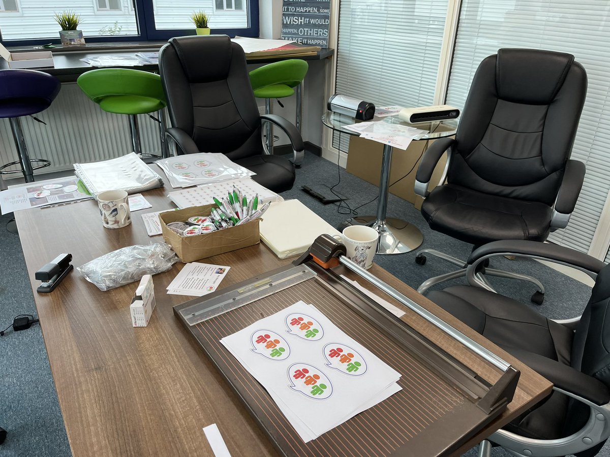 Paulriddfound's tweet photo. Busy day today making up 100 Logo packs and 100 Champion packs for @CwmTafMorgannwg Thank you so much for funding these vital resources for use by your amazing learning disability liaison team! #PRFlogo #seethepersonnotthedisability ❤️🧡💚 https://t.co/oWhXlM3RUE