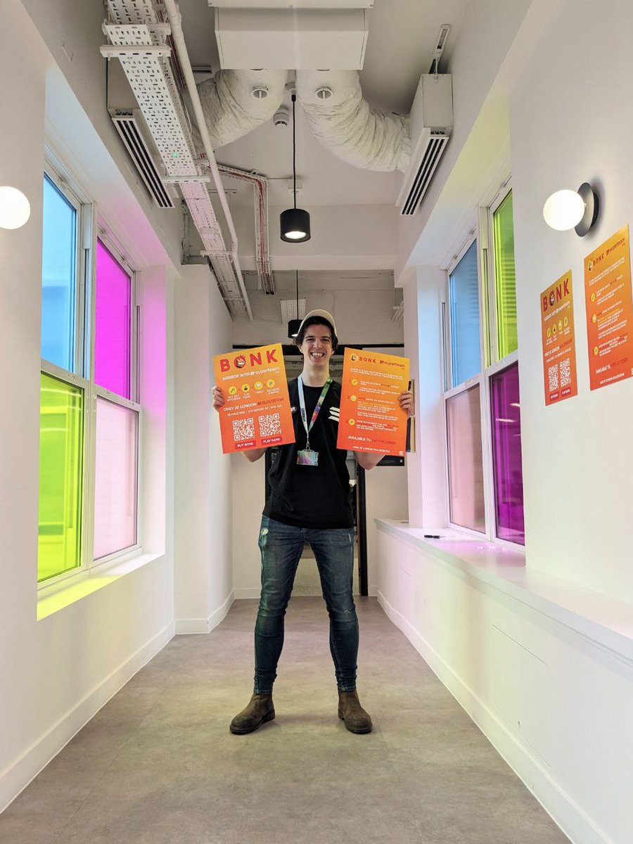 bonk_inu's tweet image. GM London Buildstation! Today is the FINAL DAY to get your 6.9m airdrop of $BONK. 👀

Buy a key, tweet, and come say hey to @MetaMacD_Monke and @CapinUK and you're set. 🤝