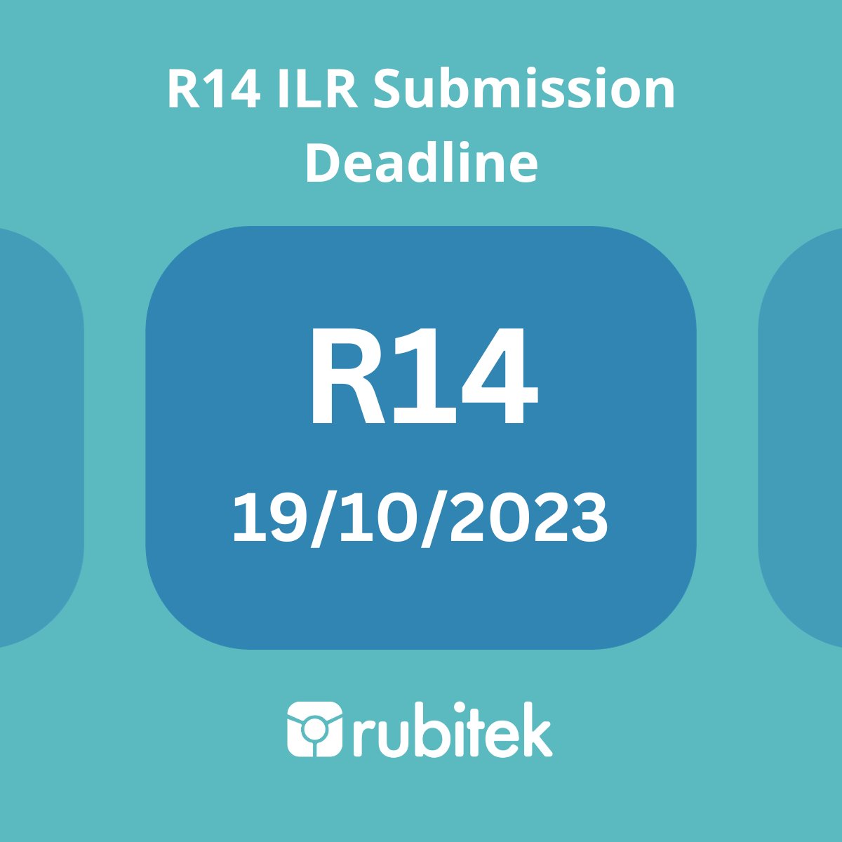 📢 Training Providers - don't Miss the R14 Submission Deadline this Thursday, 19th October!🚨

We understand that ILR submissions can be daunting - that's why Rubitek produces an accurate ILR to safeguard your finances, with only the click of a button!🌟 #TrainingProviders #R14