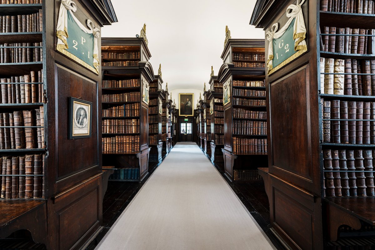 "Are the books real?"
This question is coming up more &amp; more often on tours of Marsh's Library. Actual physical, in-person tours when people are 2 feet away from the books. It's as if some people are so used to living online that they can't quite understand physical reality.