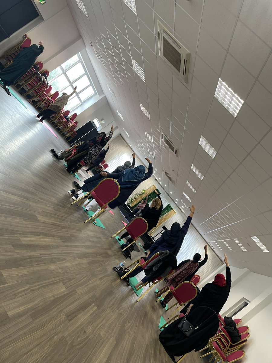 communityone1's tweet photo. Women’s Only Yoga. 🧘‍♀️ 

The body benefits from movement, and the mind benefits from stillness ♥️. 

Join us every Monday at Pakistan Community Centre 10-11am. https://t.co/DbMV6Nl6sP
