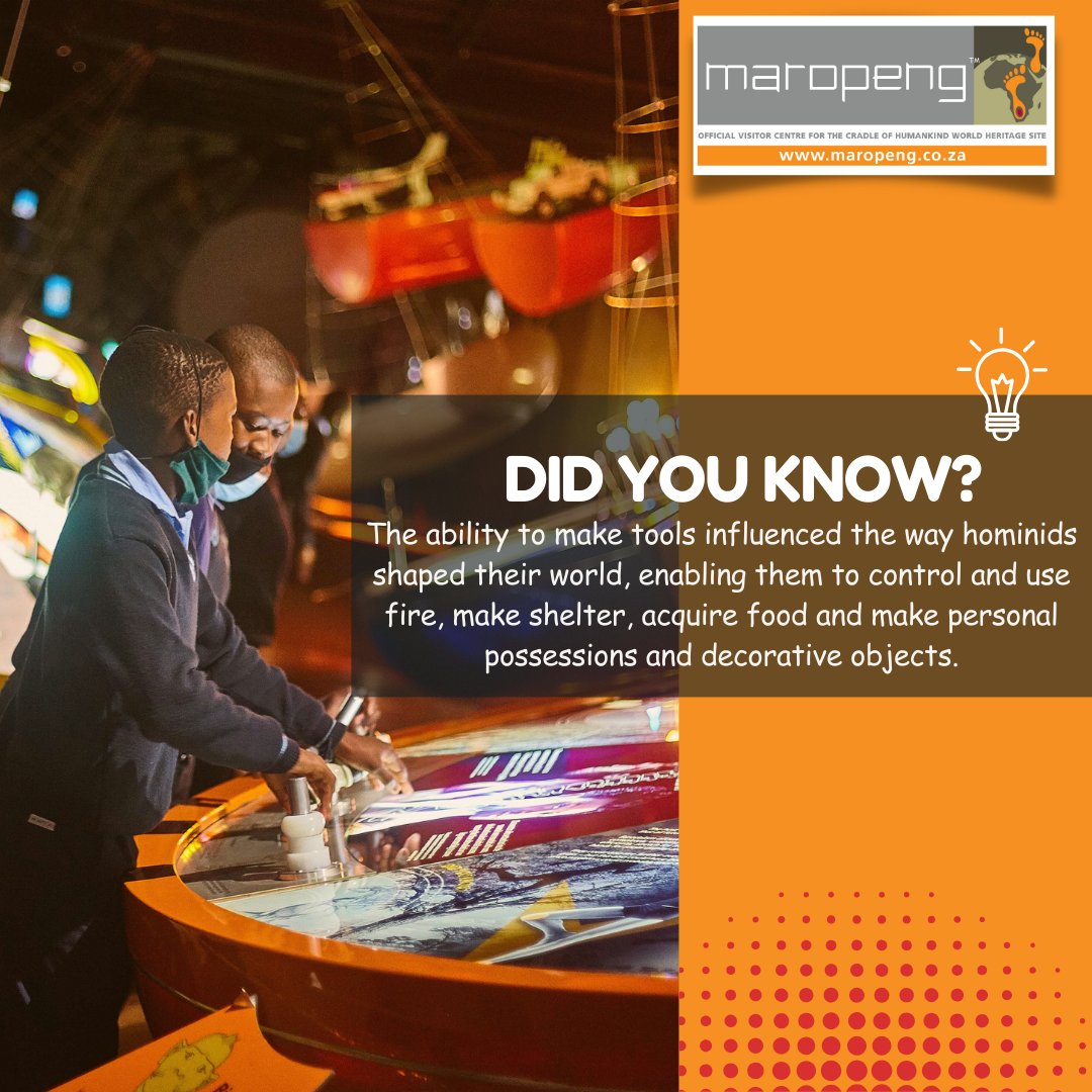 Embarking on a journey through time at Maropeng Visitor Centre! 🚀 Uncover the mysteries of human evolution with these mind-blowing facts! #MaropengVisitorCentre #InterpretationCentre #WorldHeritageSite #HumanEvolutionSA #MaropengDiscoveries #EducateSA #MondayMotivationZA