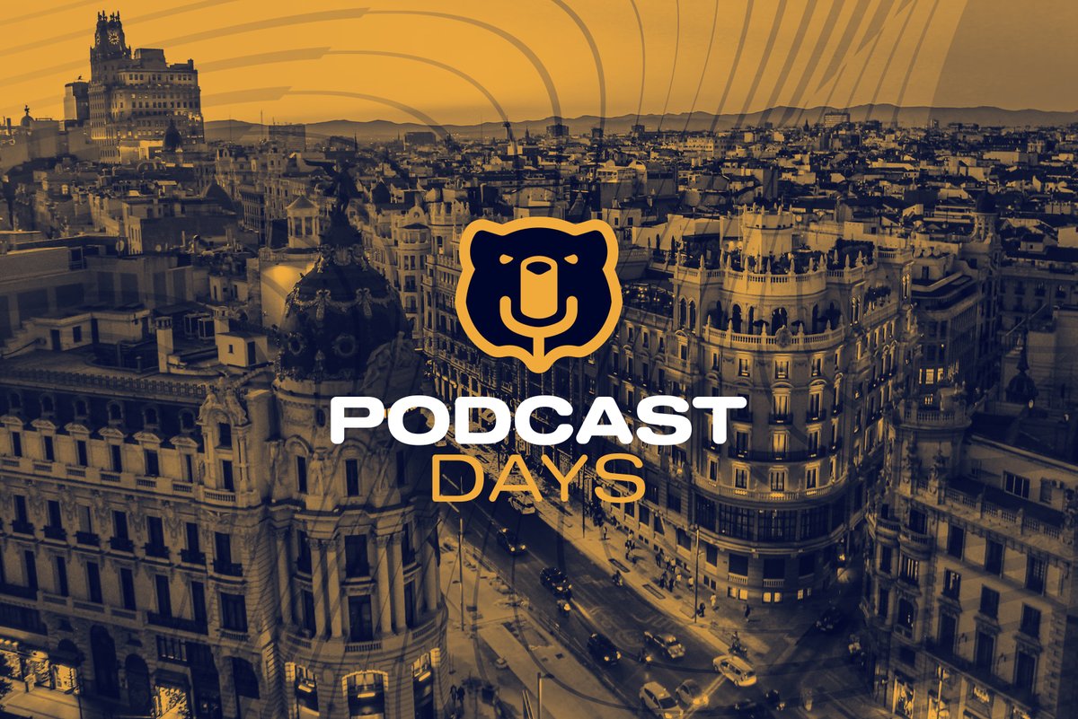 losdelvolcan's tweet photo. ¡Quedan menos de diez días para @PodcastDays_! 🎙

Nos vemos los próximos 26 y 27 de octubre en el @COAMadrid. Toda la información, aquí 👇
https://t.co/8mFMBvdLSe https://t.co/65wFLPGBBK