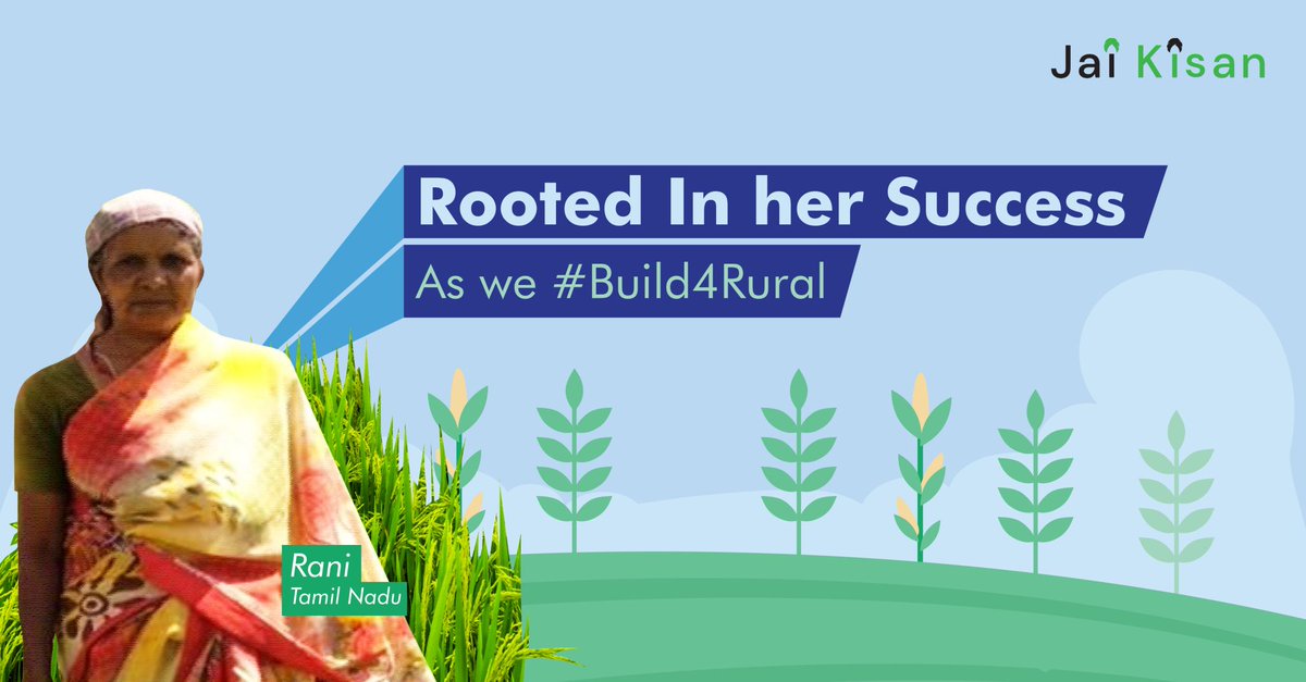 For the third post in our series of stories on resilient #women #farmers, let us introduce you to Rani, an industrious farmer from Theenatty, Tamil Nadu. Read her story here: linkedin.com/feed/update/ur…