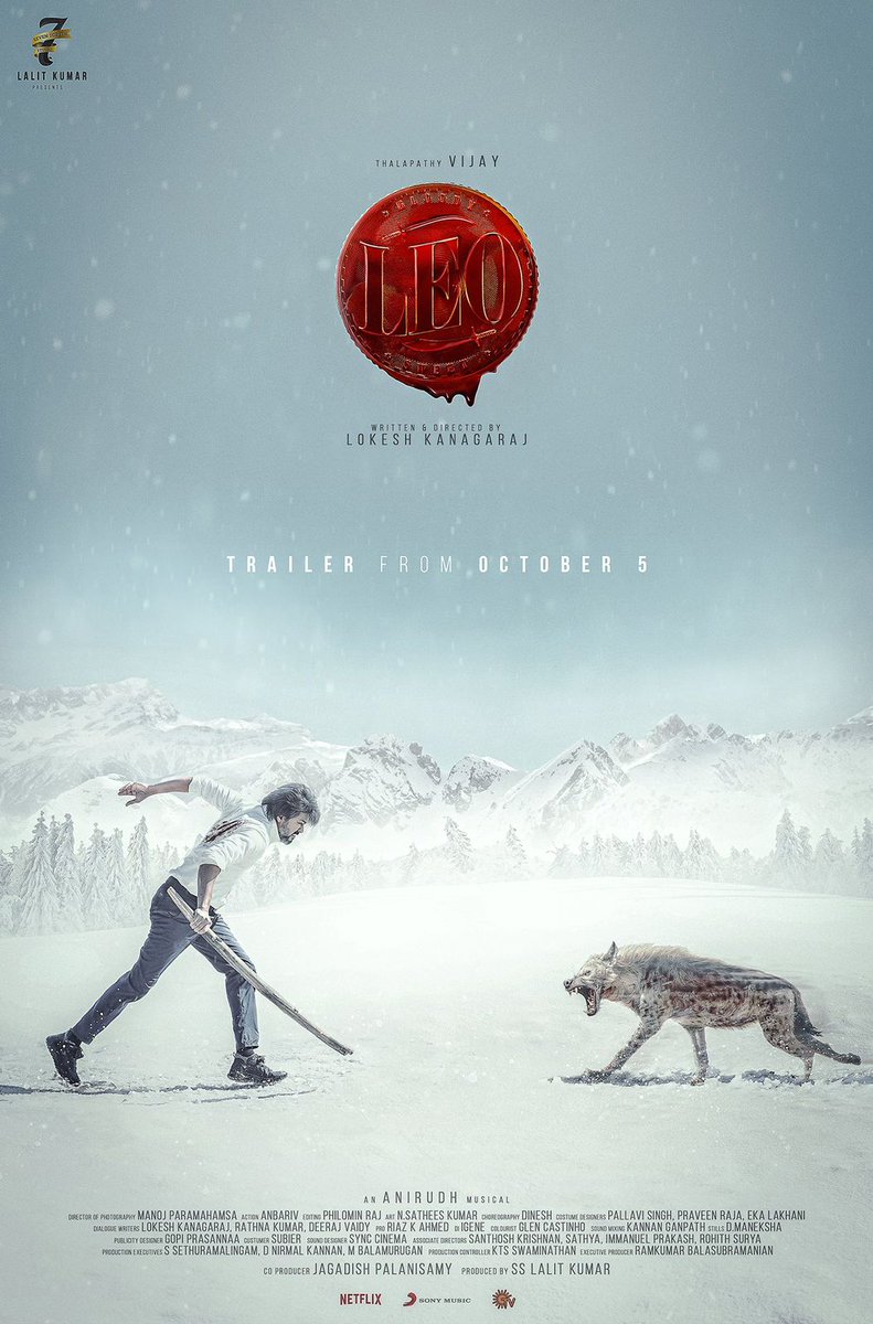 Aascarmultiplex's tweet photo. Bookings opened for #Leo in your favourite AASCAR MULTIPLEX SALEM
Book your tickets in @bookmyshow 
@7screenstudio 
#Thalapathyvijay https://t.co/AFsMhSJ3F9