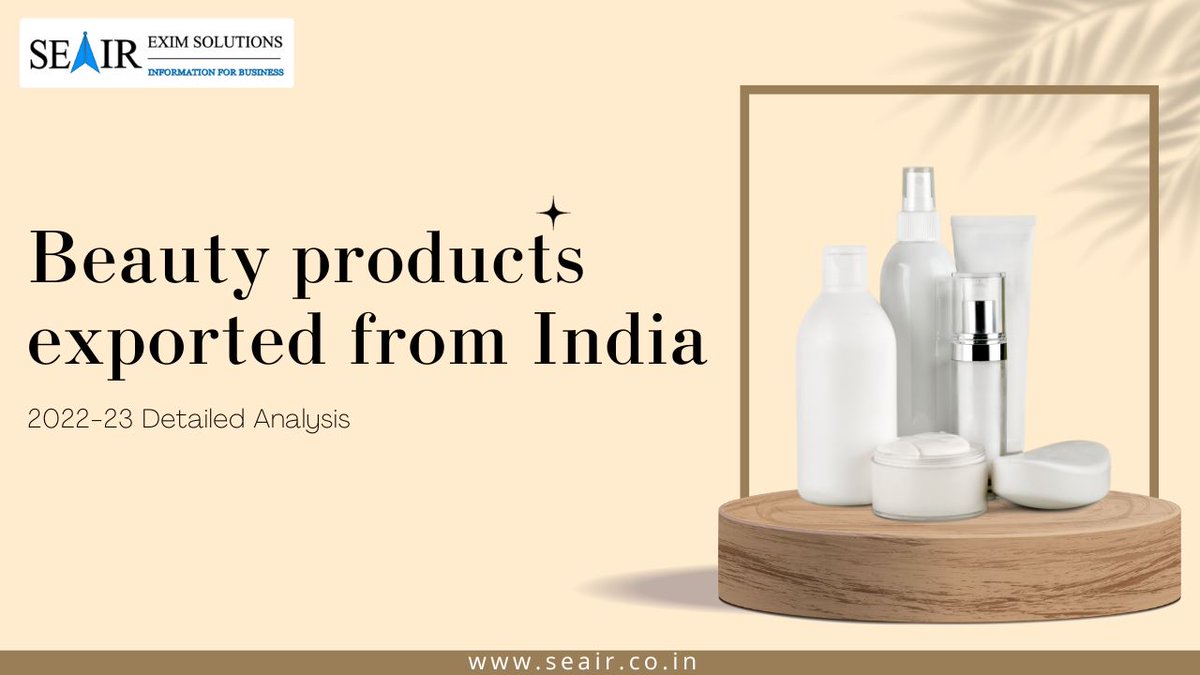 kumar_lalit29k's tweet image. India&apos;s beauty product exports are expected to grow significantly in 2022–23. This blog explores the key trends and opportunities in the Indian beauty products export market and provides beauty products export data, key trends, etc.
For more details:- shorturl.at/yBEM5
