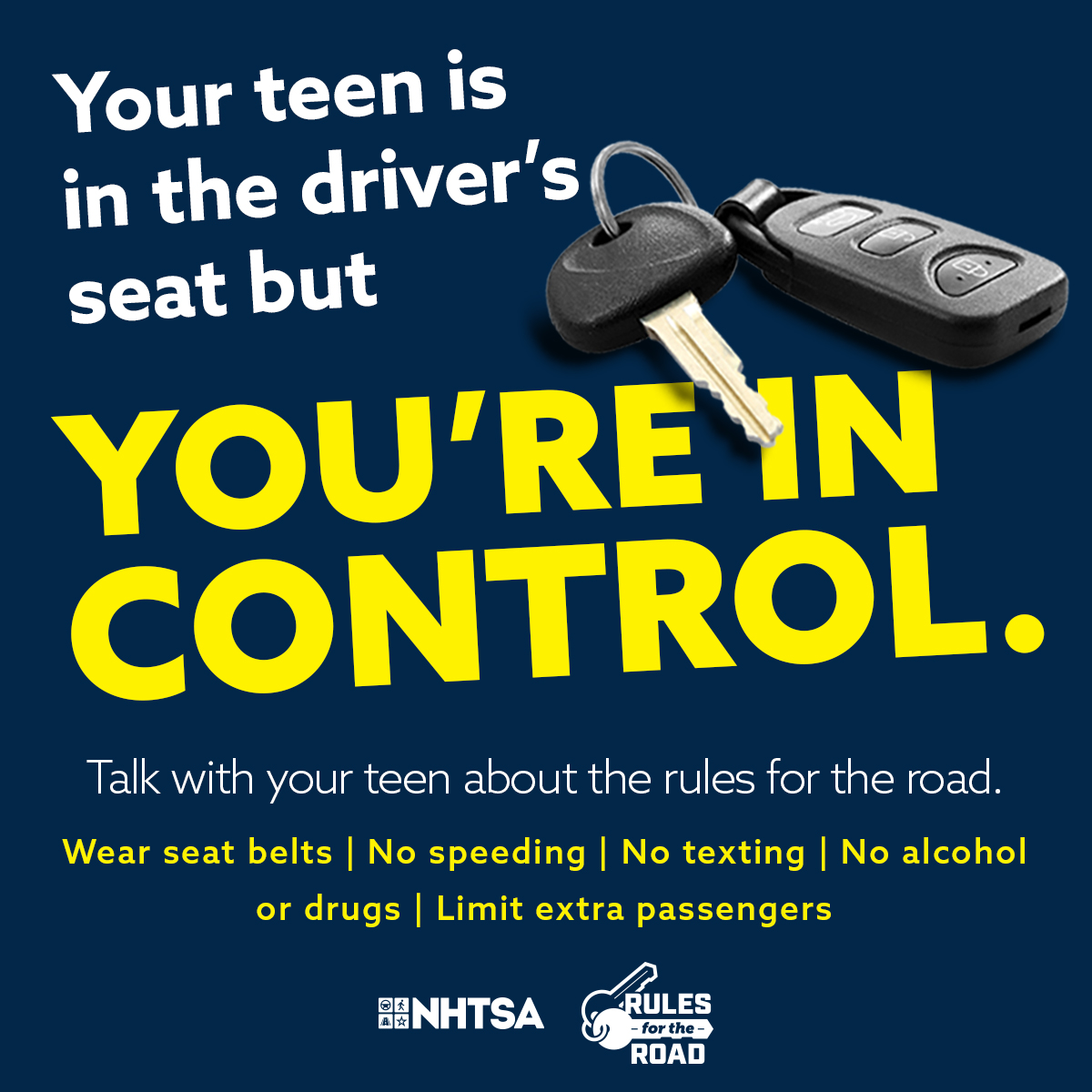 National Teen Driver Safety Week is October 15-21, 2023