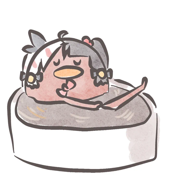 ポン酢によく浸かった先輩#れなの鳥っくあーと #ないとるっく先輩 
