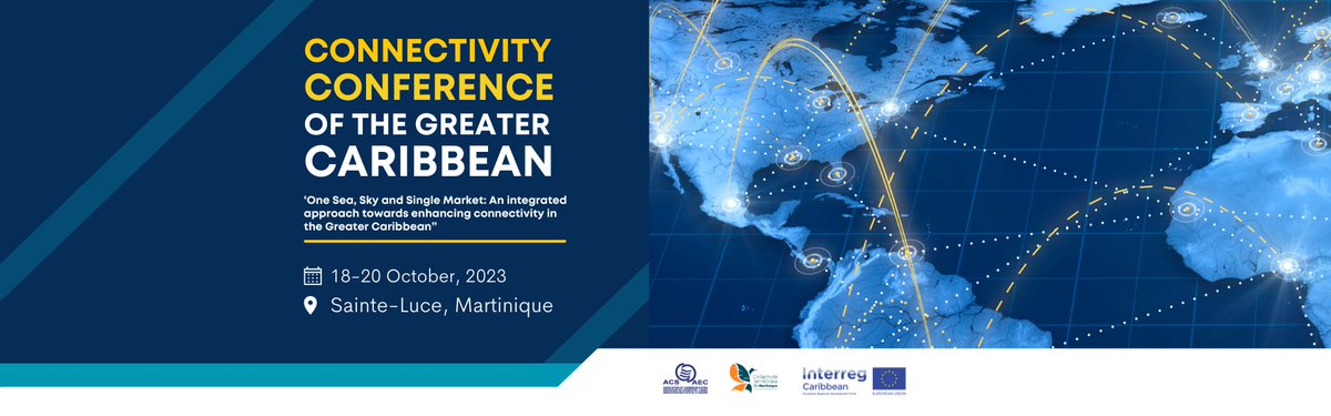 Dr Eusebiu Catana will join the Association of Caribbean states (ACS) and Collectivité Territoriale de Martinique (CTM) at the 1st Connectivity Conference of the Greater Caribbean on October 18th – 20th, 2023 in Sainte-Luce, Martinique.

All info here lnkd.in/e32P2YQv