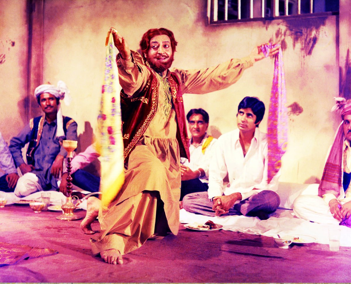 cinemaazi's tweet photo. Kalyanji-Anandji composed the music for the Amitabh Bachchan-starrer Zanjeer (1973), one of the successful hits in the long-running series of Salim-Javed’s unofficial Angry Young Man series. As part of our #MondayMusicals, we are looking at a qawwali sequence, Yaari hai iman mera https://t.co/8LTIfr5riU