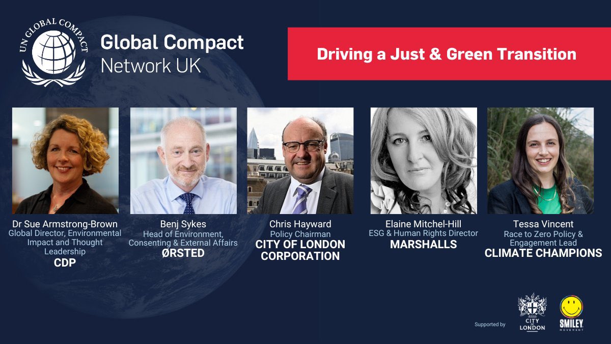 Making progress on SDGs is not just right thing to do; it is a driver of business resilience & competitiveness. Strong rallying call from the 1st panel session at today’s @globalcompactUK #UNGCUKSummit23 - this underlines rationale for biz community to drive policy agenda.