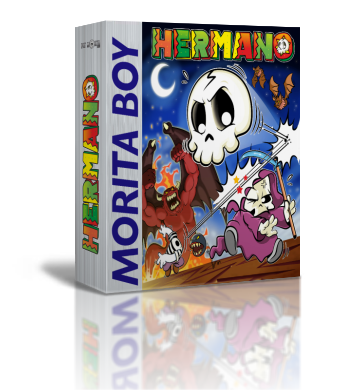 PatMorita's tweet photo. Follow us on #Kickstarter (link in first comment)
Don't miss your copy of Hermano for the #gameboy 
#gbdev #hermanogb #gbcompo23 https://t.co/6A9k21YMaW