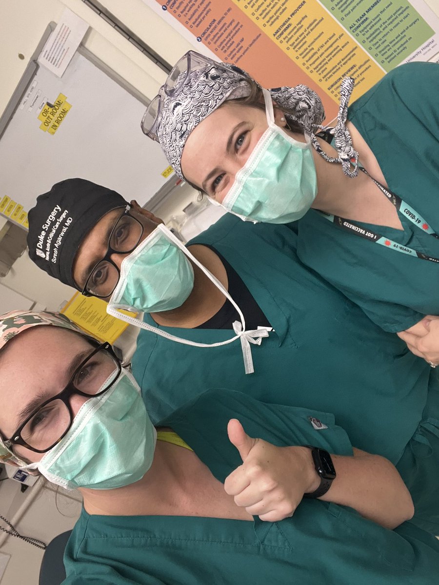 Still A&Ox3 and only a little delirious after two weeks of nights…thanks to the #BestTeam and #NightChief @eckhoff_austin!! #TraumaBaes #SigningOff @norinewchan @swthorntonjr @DukeSurgRes @DukeTrauma @R2_Mitu