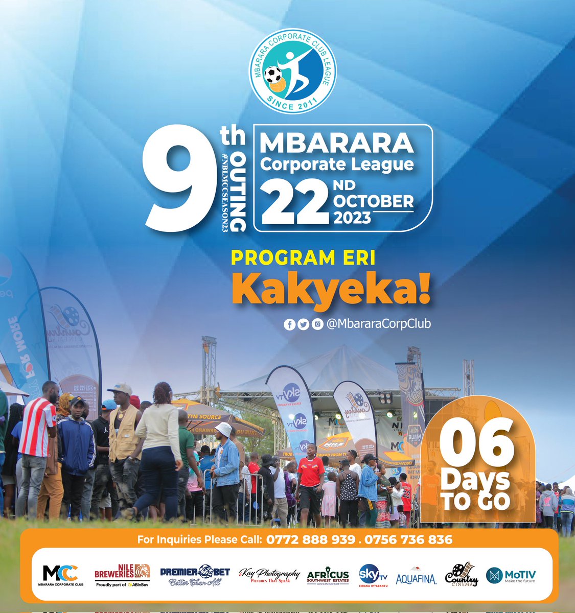 MbararaCorpClub's tweet image. Program eri Kakyeka this Weekend. 
Tushareho aha Sunday as we Bring you the #9thOuting of #NBLMCCSeason23 proudly brought you by @NBLUganda