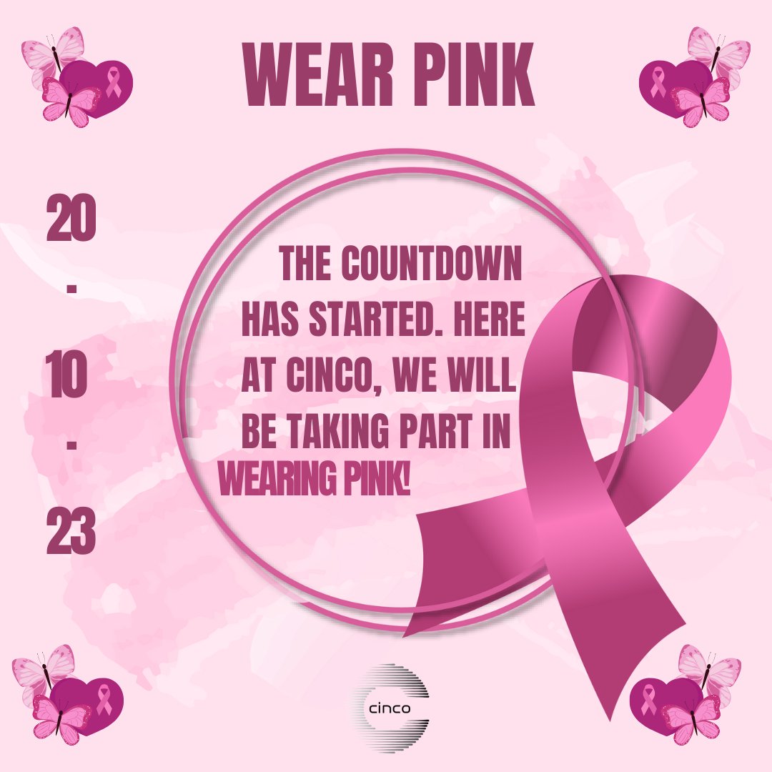 The Countdown is on.. On the day 20/10/23, We will be participating in wearing Pink in support of Breast Cancer Awareness Month. #wearpink #pinkday #breastcancer #breastcancermonth #october #explore #explorepage #20th #2023