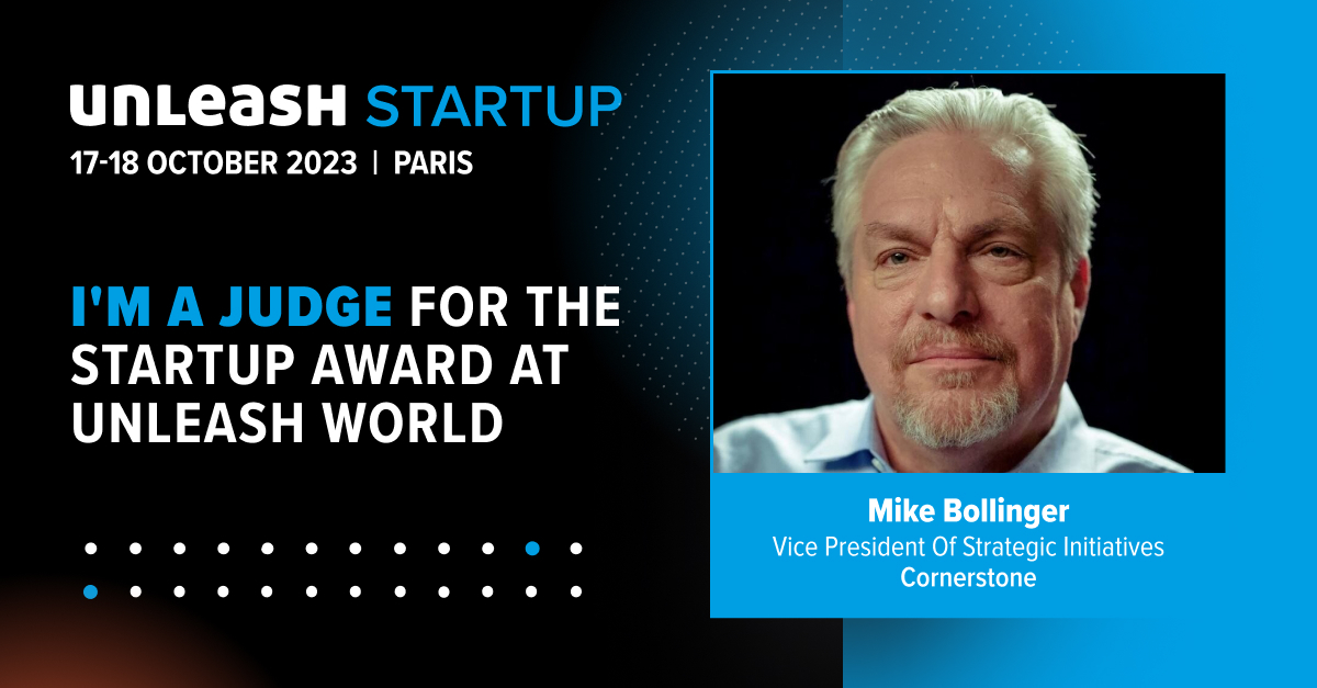 Cornerstone EMEA (@csodemea) on Twitter photo Going to #UnleashWorld tomorrow?
Join Mike Bollinger, Global VP of Strategic Initiatives at Cornerstone OnDemand, who looks forward to connecting with you. In addition to his moderator duties this year, he's taken on the exciting role of being a Start-Up Competition Judge. Going to #UnleashWorld tomorrow?
Join Mike Bollinger, Global VP of Strategic Initiatives at Cornerstone OnDemand, who looks forward to connecting with you. In addition to his moderator duties this year, he's taken on the exciting role of being a Start-Up Competition Judge.