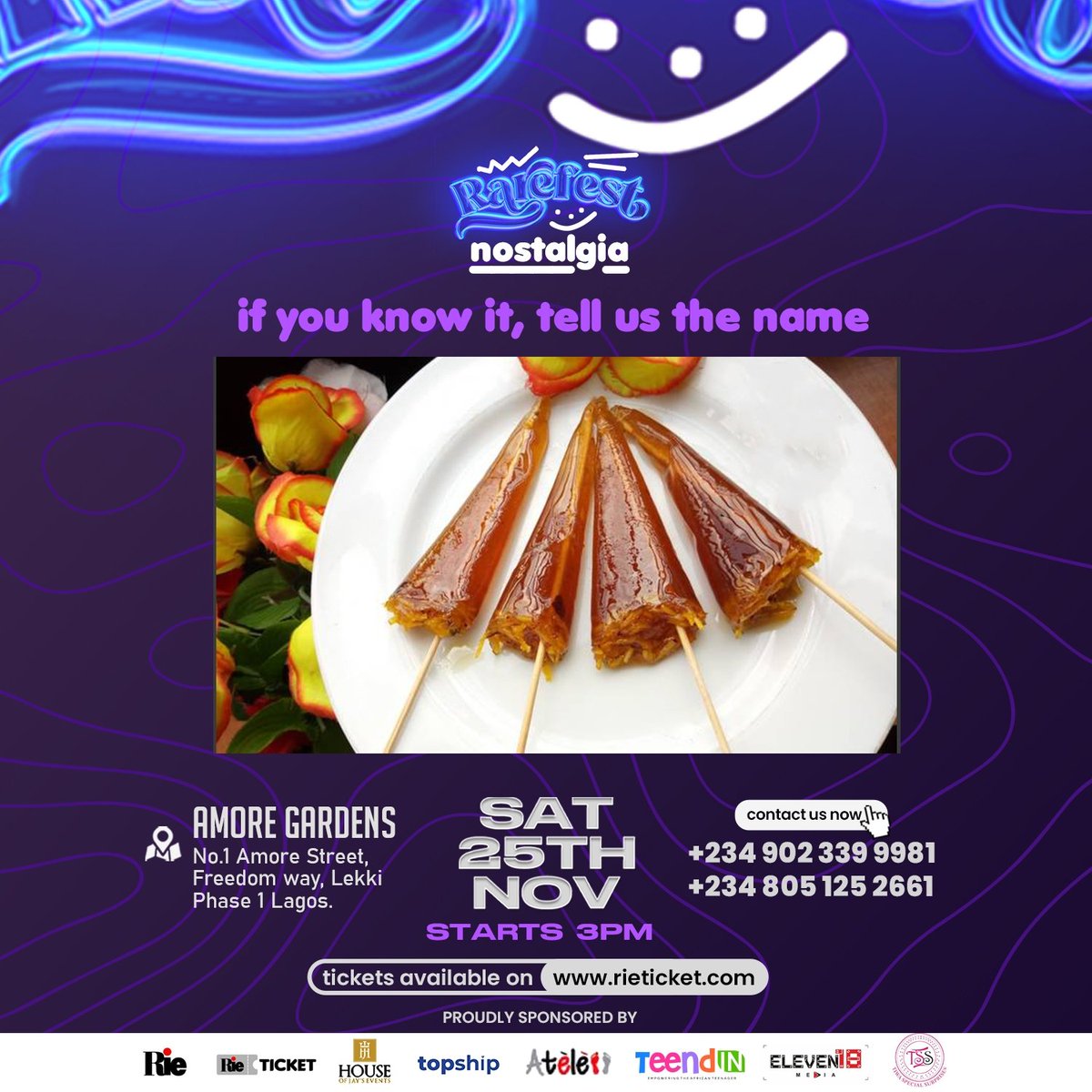 RealiconEvents's tweet photo. Many things made our childhood memorable and unforgettable.
Way before most people opted for the popular chocolates brand we have now, there was this champ.
You think you know it? Let us know
Go get your ticket https://t.co/UpiscCPLfr
#Rieticket #party #Nostalgia #partytimes https://t.co/vO4nQZXvu4