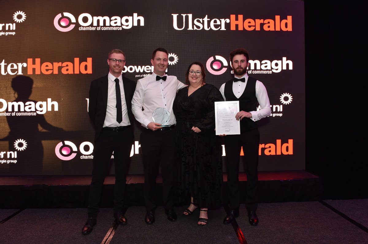 PowerNI's tweet photo. Congratulations to all the winners @Omaghchamber Business Awards on 6th October, especially the winners of Best Health &amp; Wellbeing Provider, Outstanding Marketing Campaign and the Accommodation of the Year awards #sponsoredbyPowerNI @coreni_corekids @CorickHouse @prophysioNI https://t.co/mb1SPOwaie