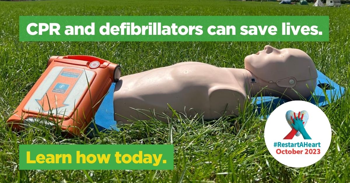 We do everything in our power to be at our patients’ side as soon as possible. When every second counts, bystander CPR can be the difference between life and death.  

This #RestartAHeart day, please consider learning CPR and how to use a defibrillator: dsairambulance.org.uk/restart-a-heart